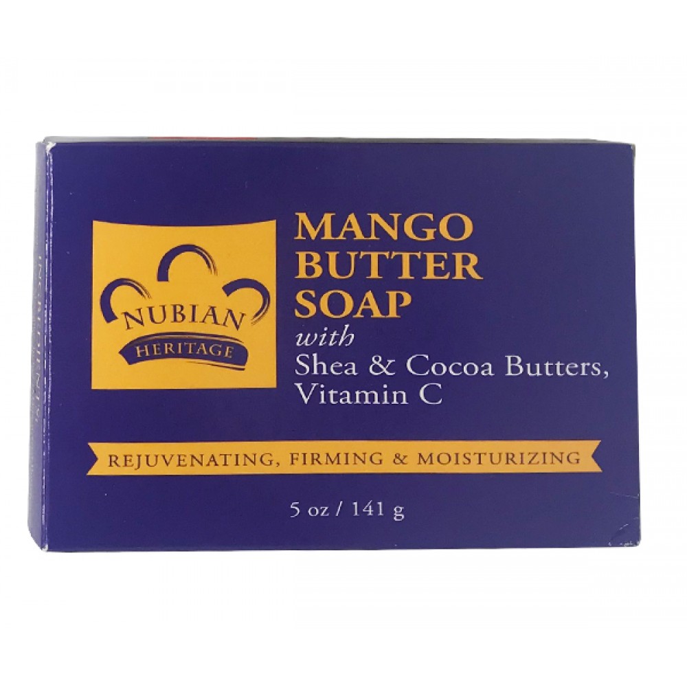 Nubian Heritage Mango Butter Bar Soap 5 Oz