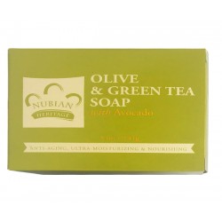 Nubian Heritage Olive And Green Tea Bar Soap 5 Oz Nubian Heritage Olive And Green Tea Bar Soap 5 Oz
