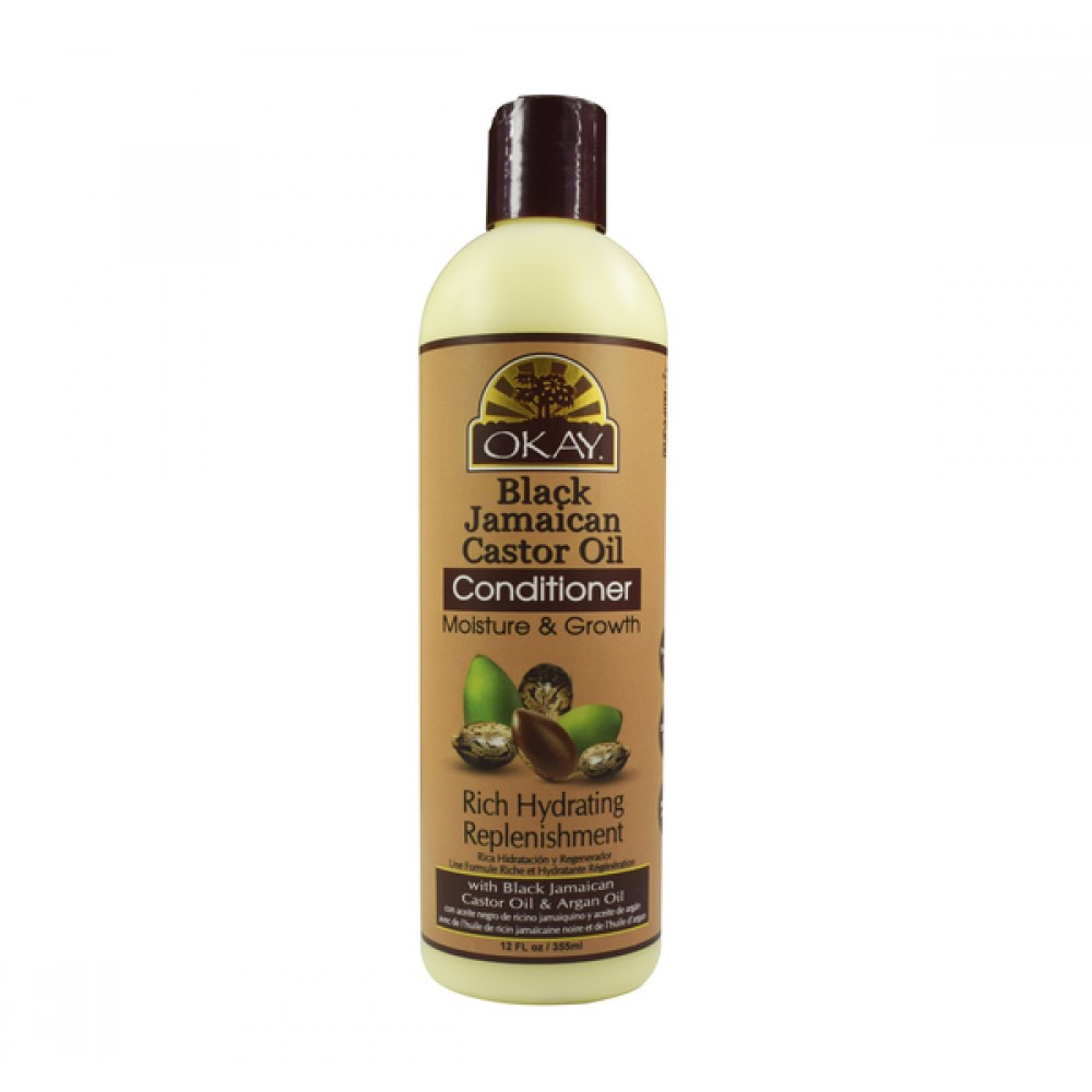 Okay Black Jamaican Castor Oil Conditioner  12 Oz