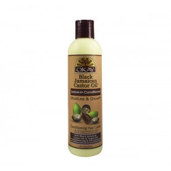 Okay Black Jamaican Castor Oil Leave In Conditioner  8 Oz 