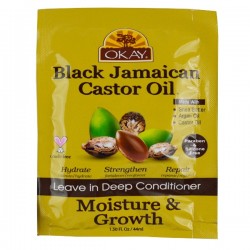 Okay Black Jamaican Castor Oil Leave In Deep Conditioner Moisture & Growth 1.50 Oz Okay Black Jamaican Castor Oil Leave In Deep Conditioner Moisture & Growth 1.50 Oz