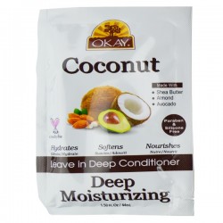 Okay Coconut Leave In Deep Conditioner Deep Moisturizing 1.50 Oz Okay Coconut Leave In Deep Conditioner Deep Moisturizing 1.50 Oz