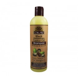 Okay Black Jamaican Castor Oil Shampoo 12 Oz 
