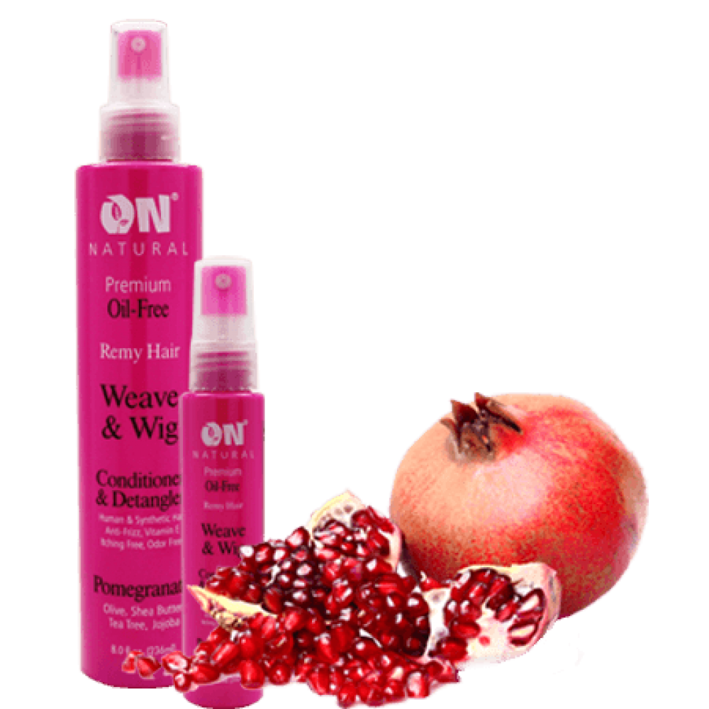 On Natural Oil Free Weave & Wig Conditioner Promegranate