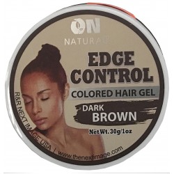 On Natural Edge Control Color Dark Brown 1 Oz