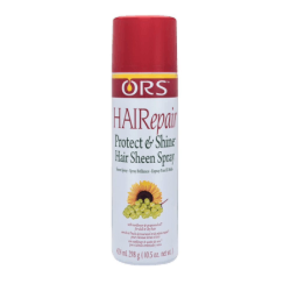 ors hairepair  -  infused with natural ingredients - no formaldehyde  -  hairepair™ protect & shine hair sheen spray