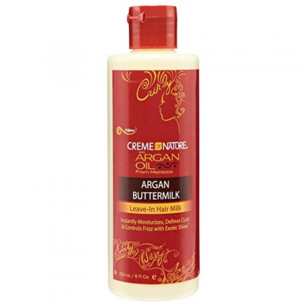 creme of nature argan  oil buttermilk™  leave-in hair milk