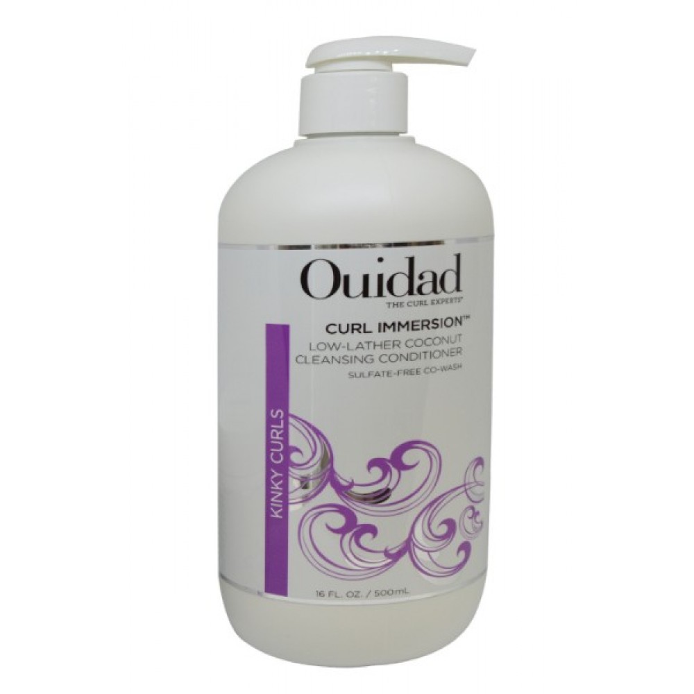 Ouidad Curl Immersion Low-lather Coconut Cleansing Conditioner 16 Oz