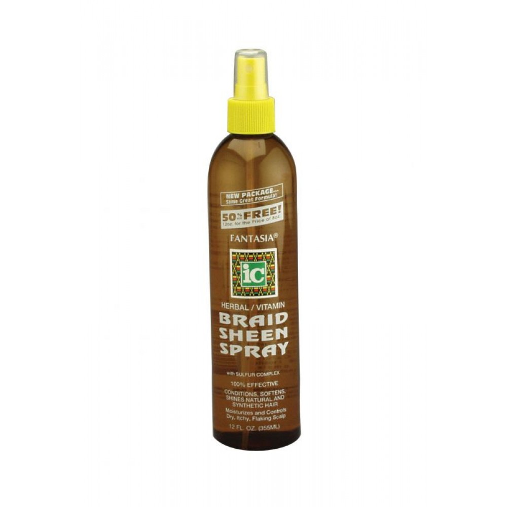 ic fantasia braid sheen spray 12 oz.