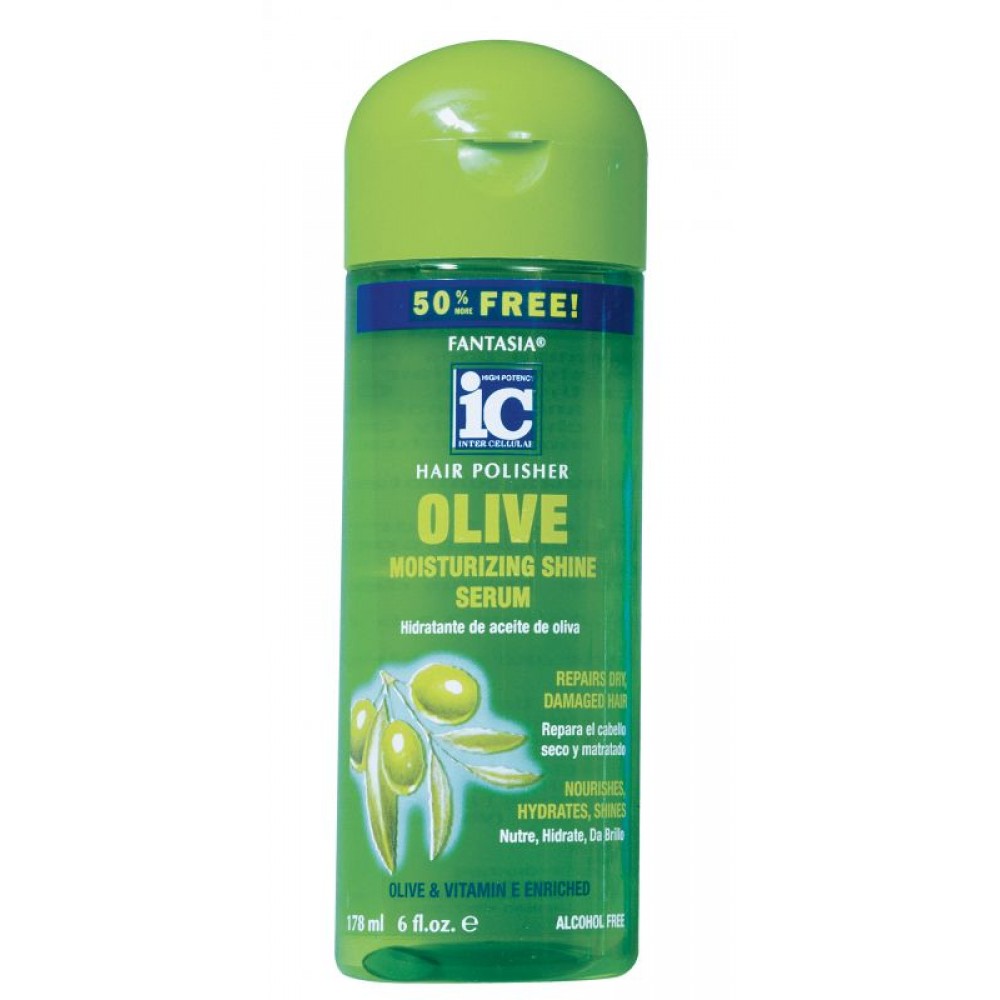ic fantasia olive moisturizing shine serum 6 oz