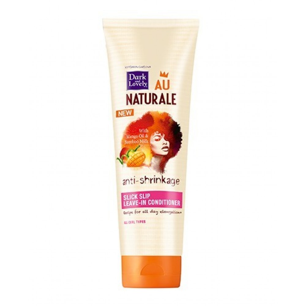 dark & lovely au naturale anti-shrinkage slick slip leave-in conditioner