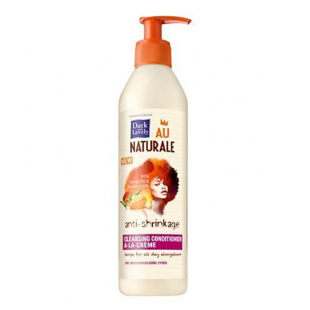dark & lovely au naturale anti-shrinkage cleansing conditioner a la crème dark & lovely au naturale anti-shrinkage cleansing conditioner a la crème