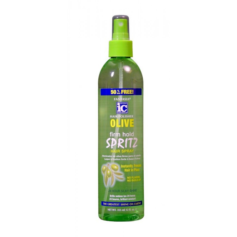 ic fantasia olive firm hold spritz hairspray 12 oz