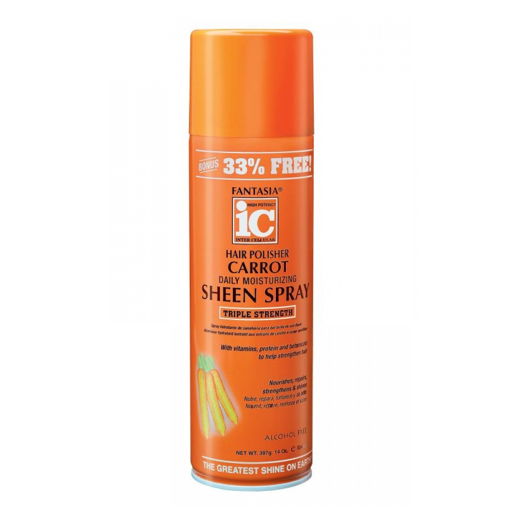 ic fantasia carrot sheen spray 14 oz.