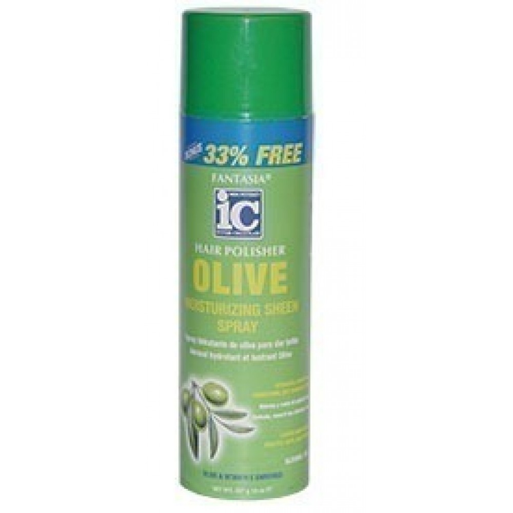 ic fantasia olive moisturizing sheen spray 14 oz.