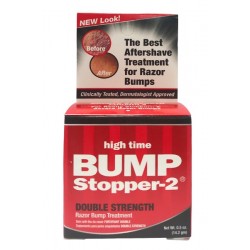 High Time Bump Stopper 2 Double Strength Skin Razor Bump Treatment .5 Oz   