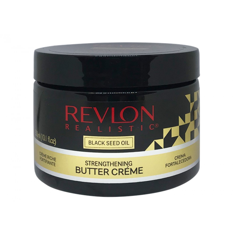 Revlon Realistic Black Seed Oil Designed For Natural Hair Strengthening Butter Creme 10.1 Oz