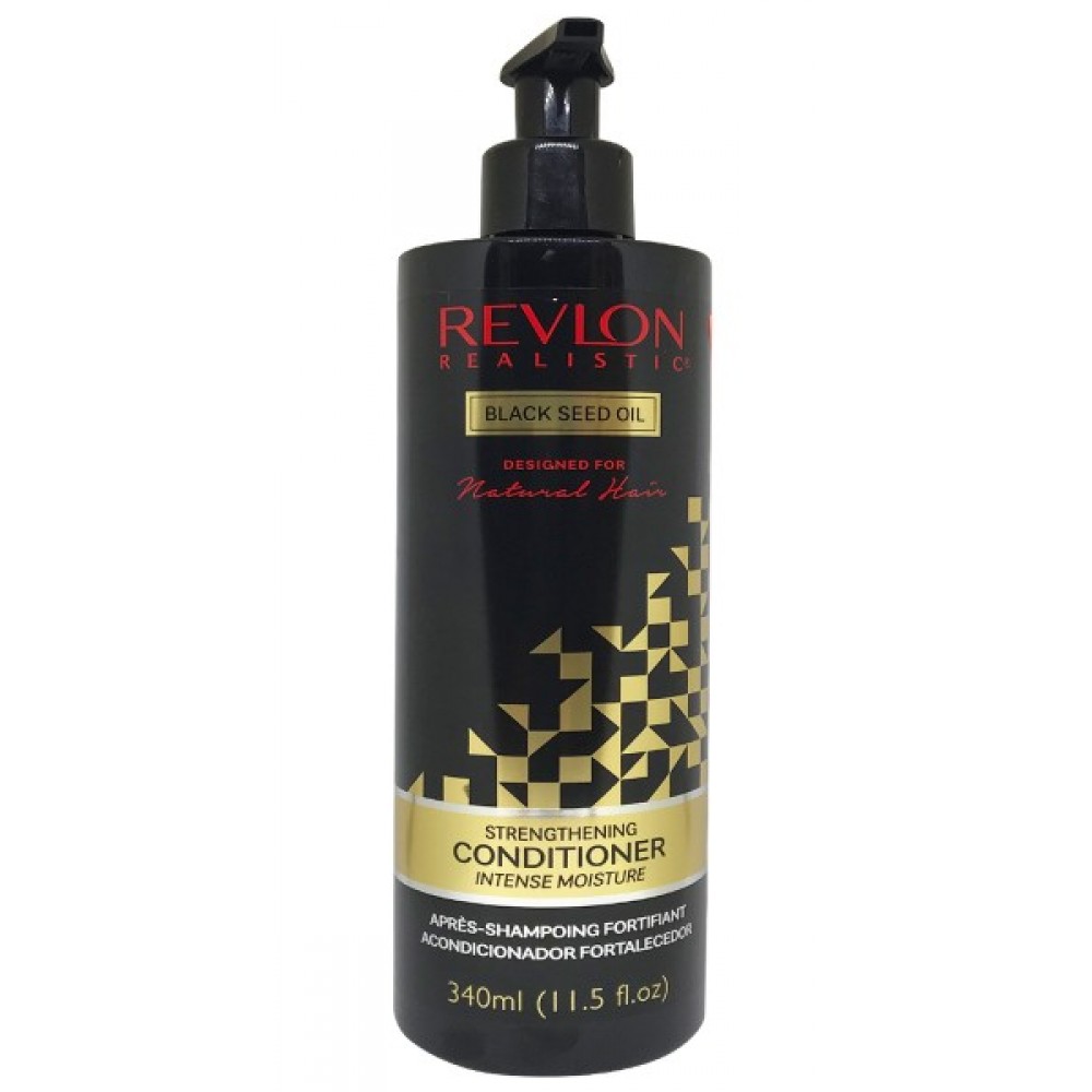 Revlon Realistic Black Seed Oil Designed For Natural Hair Strengthening Conditioner 11.5 Oz