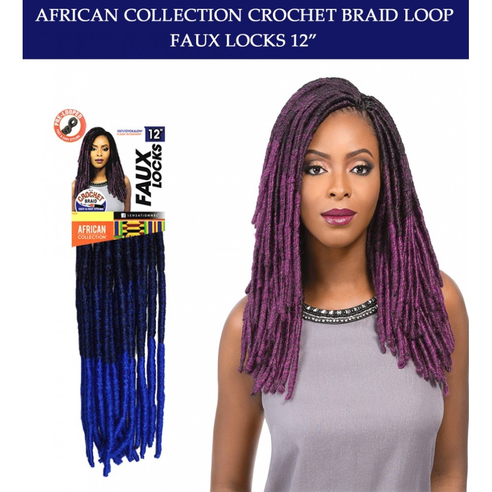 Sensationnel Synthetic Hair Crochet Braid Loop Faux Locks 12