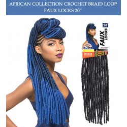 Sensationnel Synthetic Hair Crochet Braid Loop Faux Locks 20"