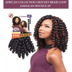 Sensationnel Synthetic Hair Crochet Braid Loop Jamaican Bounce 26"
