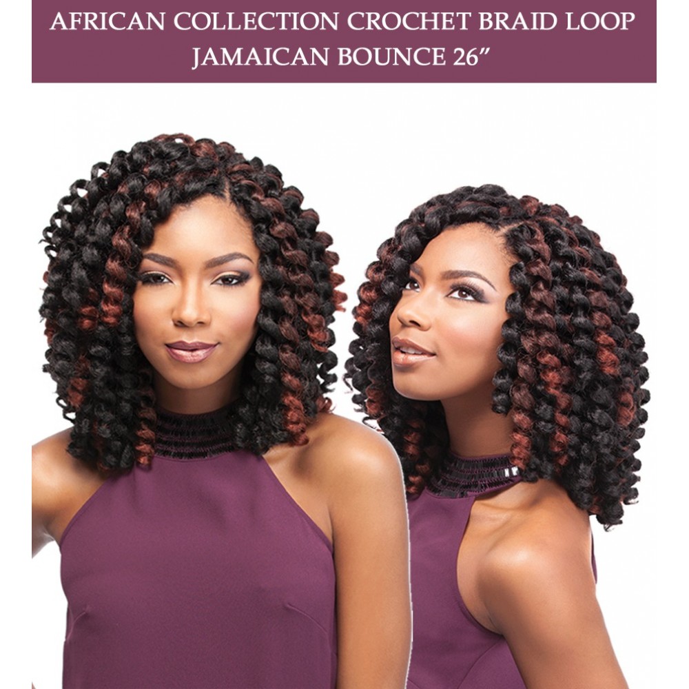 Sensationnel Synthetic Hair Crochet Braid Loop Jamaican Bounce 26
