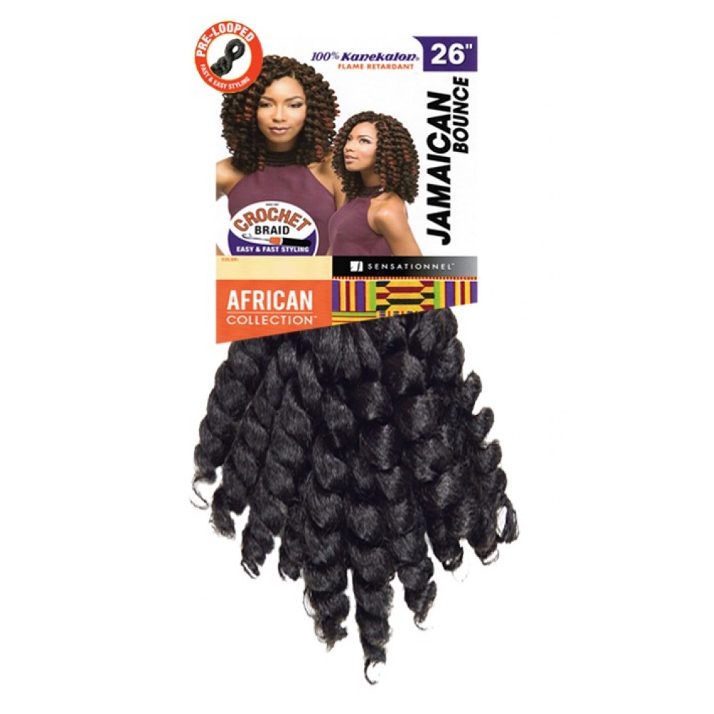 Sensationnel Synthetic Hair Crochet Braid Loop Jamaican Bounce 26