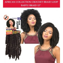 Sensationnel Synthetic Crochet Braid African Collcetion Bantu Braid Loop 12" Sensationnel Synthetic Crochet Braid African Collcetion Bantu Braid Loop 12"
