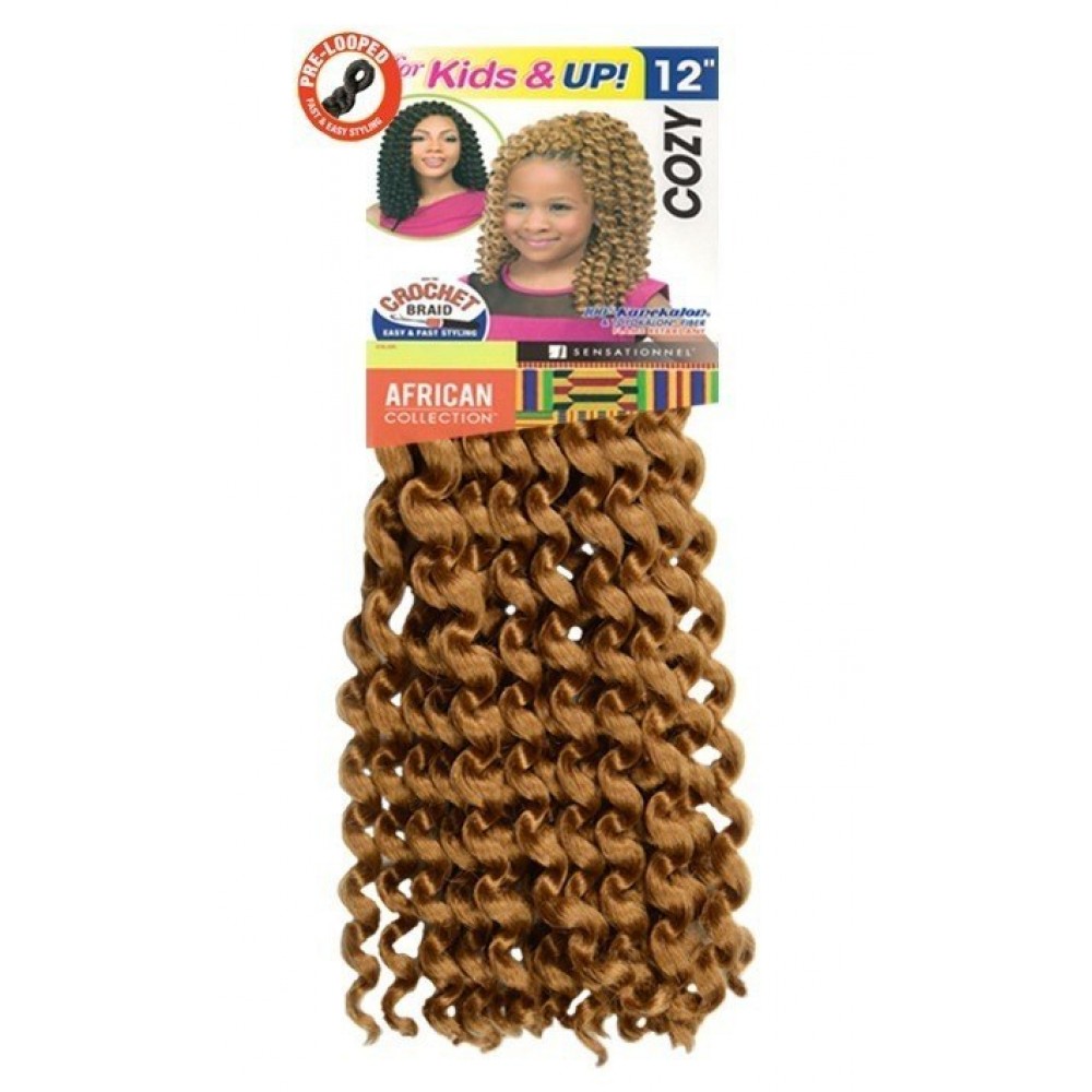 Sensationnel Synthetic Hair Crochet Braid Loop Kids Cozy 12