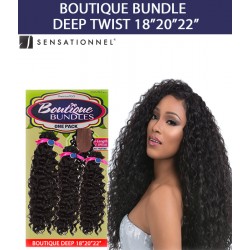 Sensationnel Boutique Bundle Multi Pack 100% Human Hair & Premium Blend Hair Weave Deep Wave 