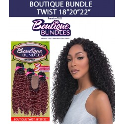 Sensationnel Boutique Bundle Multi Pack 100% Human Hair & Premium Blend Hair Weave Twist