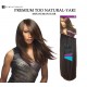 Sensationnel Premium Too Natural Yaki Straight 100% Human Hair Weave