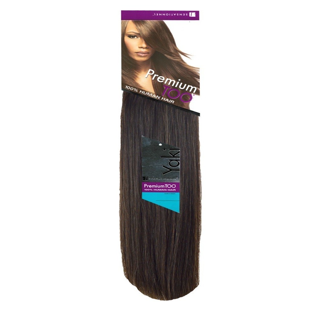 Sensationnel Premium Too Natural Yaki Straight 100% Human Hair Weave