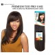 Sensationnel Premium Too Yaki Pro Straight 100% Human Hair & Premium Blend Hair Weave 14