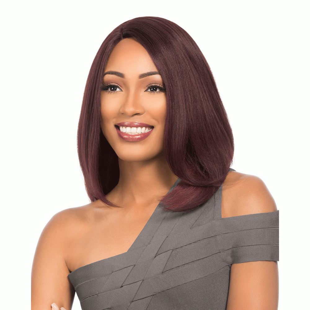 Sensationnel Live Brazilian 100% Remi Human Hair Lace Wig Yaki Straight 18