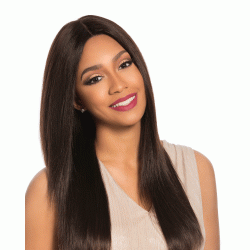 Sensationnel Brazilian Unprocessed Virgin 100% Remy Human 4x4 Lace Wig Natural Yaki Sensationnel Brazilian Unprocessed Virgin 100% Remy Human 4x4 Lace Wig Natural Yaki