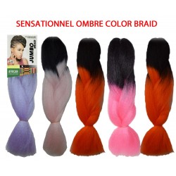 Sensationnel African Collection Synthetic 100% Kanekalon Jumbo Braid Ombre Color