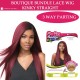 Sensationnel Empress Synthetic Lace Front Wig Free Part Boutique Kinky Straight