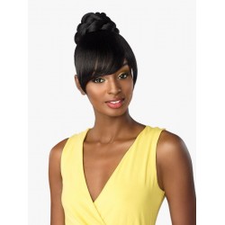 Ebo Synthetic Instant Bun With Bangs Gia Ebo Synthetic Instant Bun With Bangs Gia