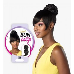 Ebo Synthetic Instant Bun With Bangs Gia 