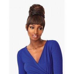 Ebo Synthetic Instant Bun With Bangs Ada Ebo Synthetic Instant Bun With Bangs Ada