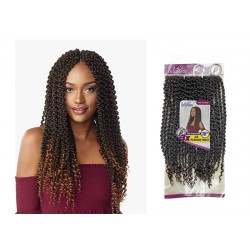 Sensationnel Lulutress Synthetic Hair Crochet Braid Loop 3x 3d Passion Twist 18"