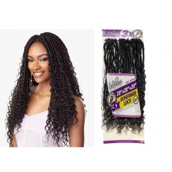 Sensationnel Lulutress Synthetic Hair Crochet Braid Loop 3x Bohemian Locs 20"