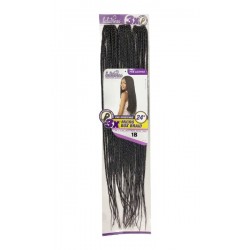 Sensationnel Lulutress Synthetic Hair Crochet Braid Loop 3x Micro Box Braid 24"