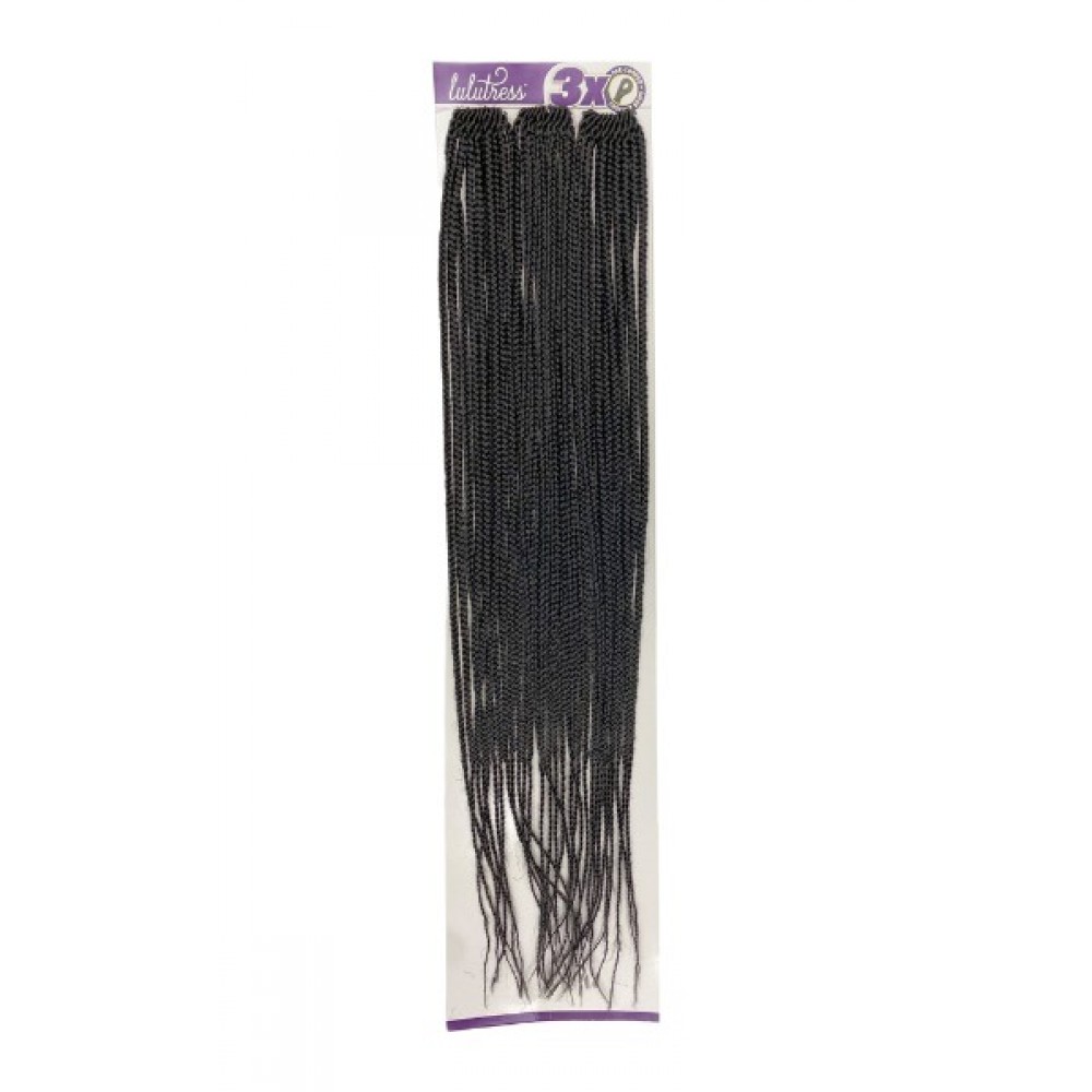Sensationnel Lulutress Synthetic Hair Crochet Braid Loop 3x Micro Box Braid 24