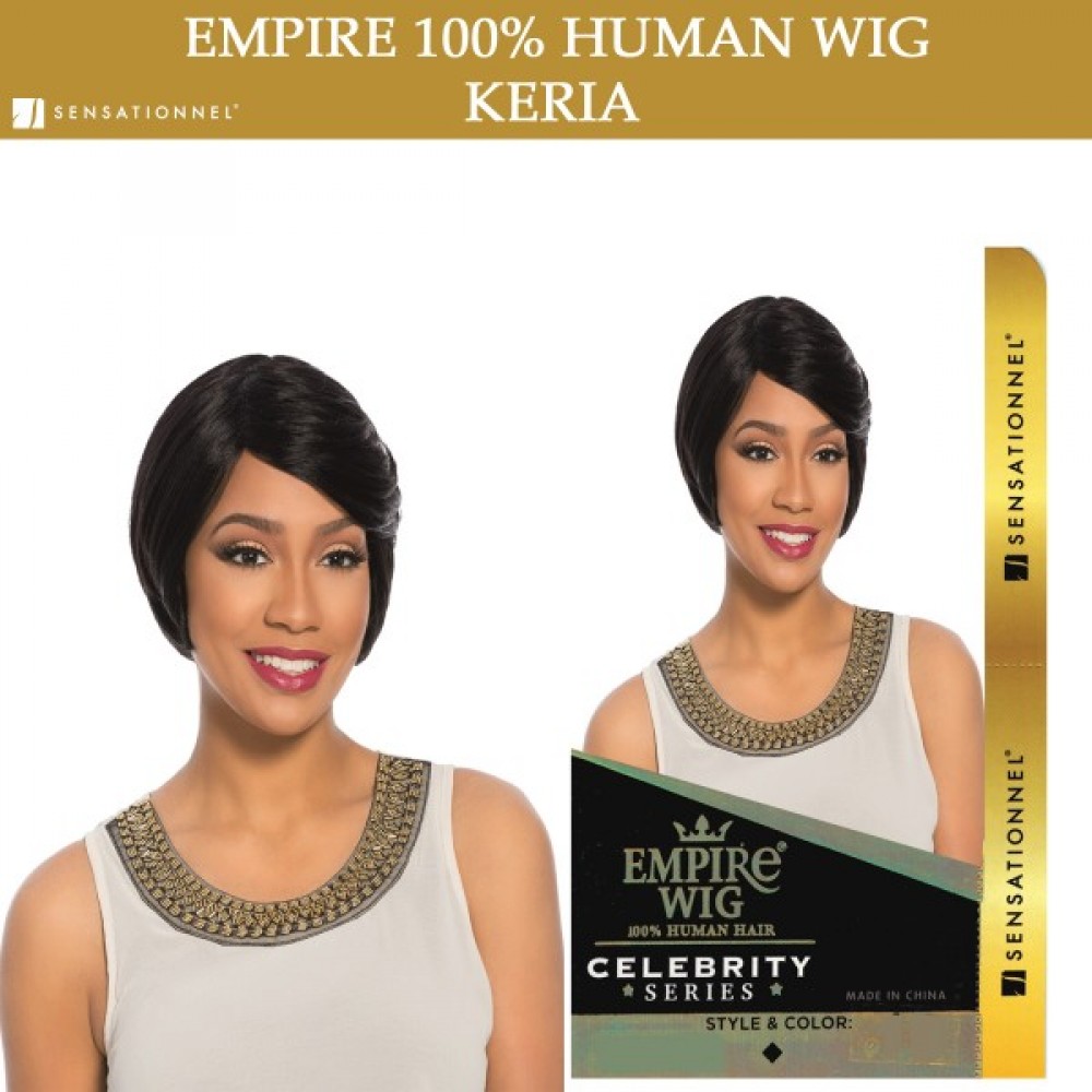 Sensationnel Empire Wig 100% Human Hair Full Wig Keria