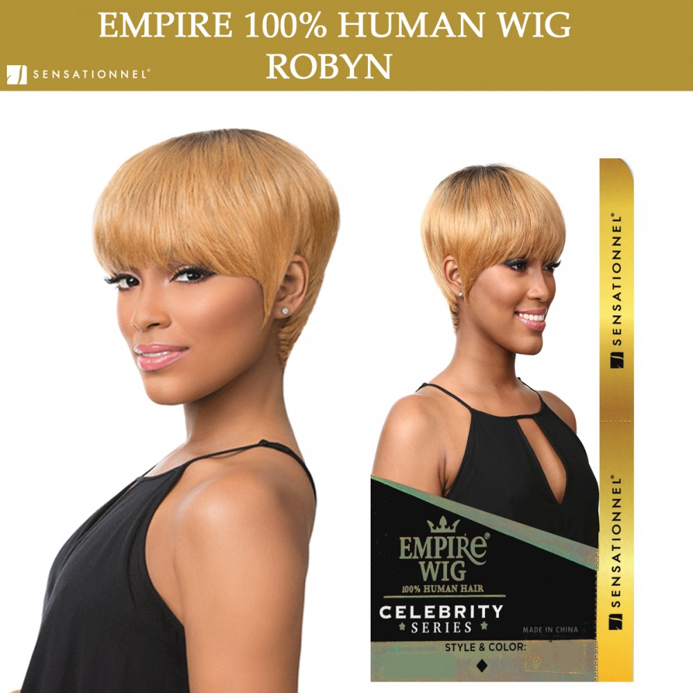 Sensationnel Empire Wig 100% Human Hair Full Wig Robyn