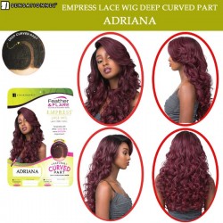 Sensationnel Empress Synthetic Lace Front Wig Curved Part Adriana