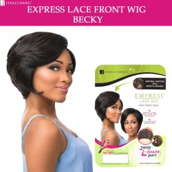 Sensationnel Empress Synthetic Lace Front Wig Curved Part Becky 