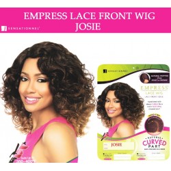Sensationnel Empress Synthetic Lace Front Wig Curved Part Josie